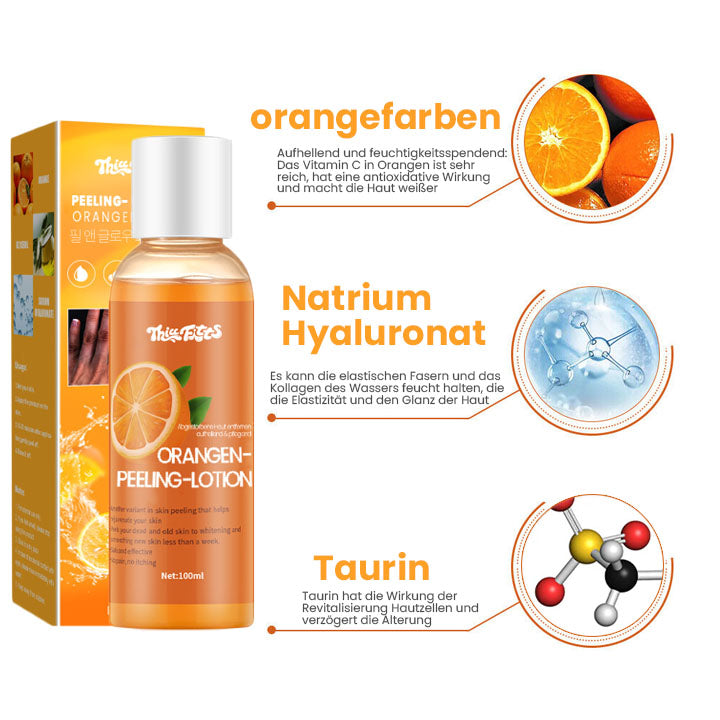 Thiccfitts™ Koreanische Orangen-Peeling- und Glow-Lotion