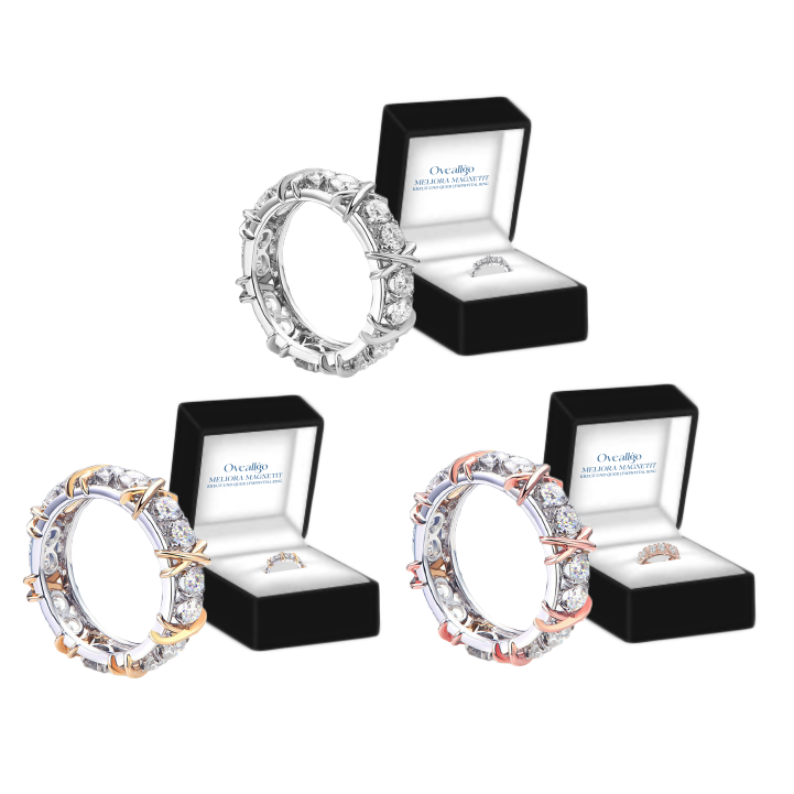 Oveallgo™ Meliora Profi Magnetit Kreuz und Quer Lymphvital Ring